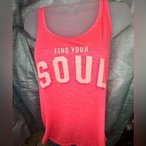Old Navy Active Go Dry Racerback Semi-Fitted Hot Pink Tank Top ~ Medium